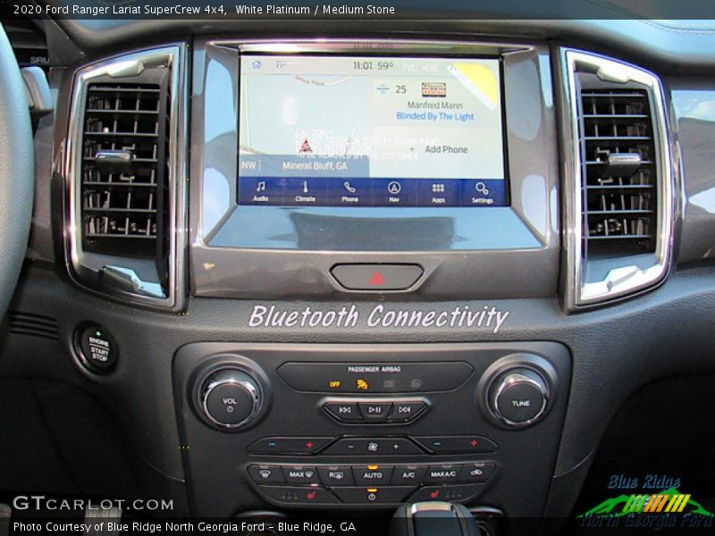 White Platinum / Medium Stone 2020 Ford Ranger Lariat SuperCrew 4x4