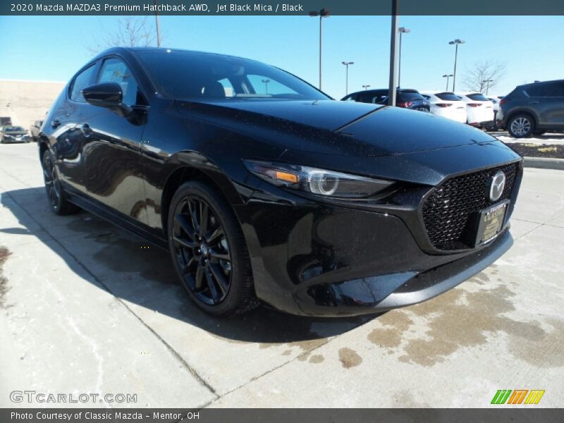 Jet Black Mica / Black 2020 Mazda MAZDA3 Premium Hatchback AWD