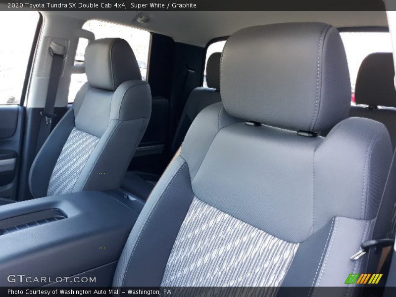 Super White / Graphite 2020 Toyota Tundra SX Double Cab 4x4