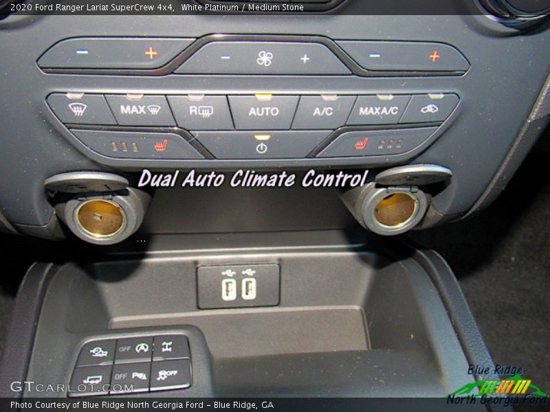White Platinum / Medium Stone 2020 Ford Ranger Lariat SuperCrew 4x4