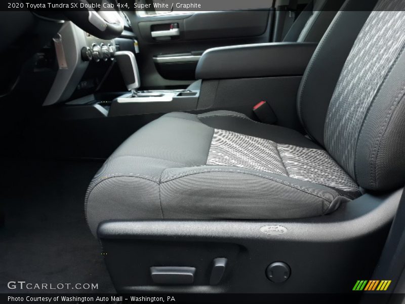 Super White / Graphite 2020 Toyota Tundra SX Double Cab 4x4