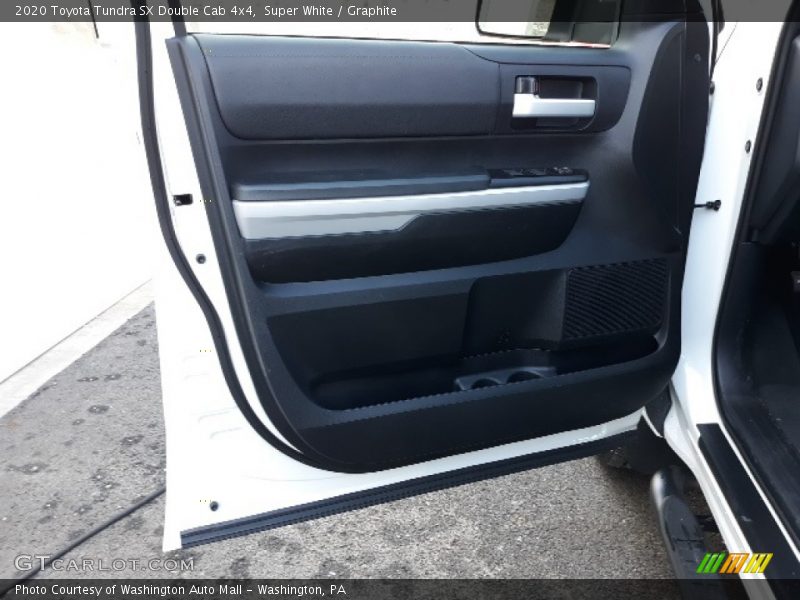 Super White / Graphite 2020 Toyota Tundra SX Double Cab 4x4