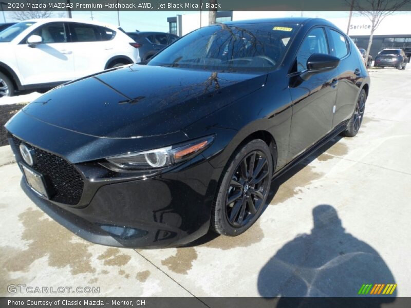 Jet Black Mica / Black 2020 Mazda MAZDA3 Premium Hatchback AWD