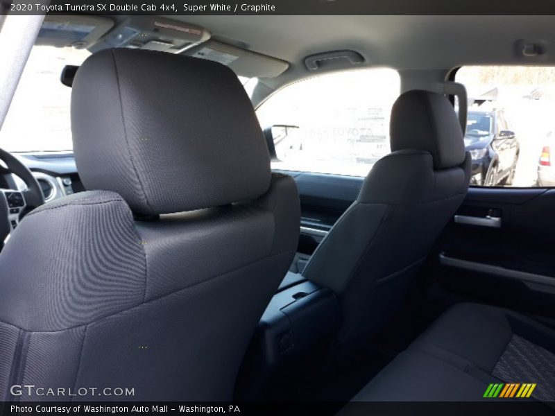 Super White / Graphite 2020 Toyota Tundra SX Double Cab 4x4