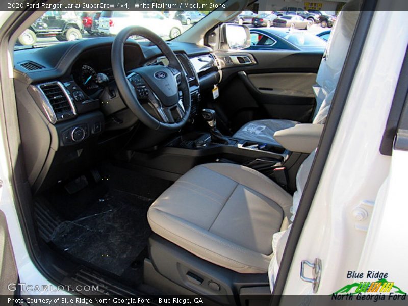 White Platinum / Medium Stone 2020 Ford Ranger Lariat SuperCrew 4x4