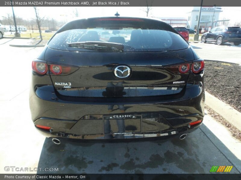 Jet Black Mica / Black 2020 Mazda MAZDA3 Premium Hatchback AWD