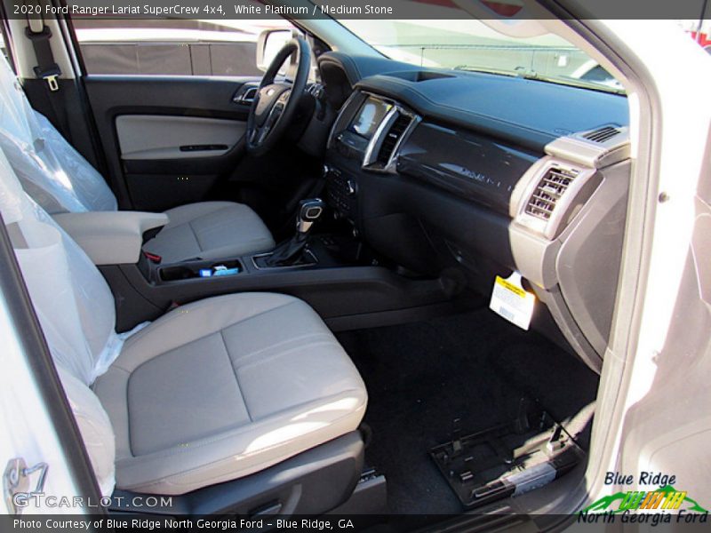 White Platinum / Medium Stone 2020 Ford Ranger Lariat SuperCrew 4x4