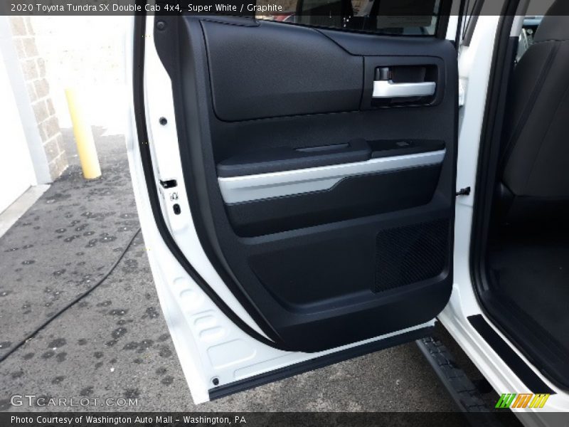 Super White / Graphite 2020 Toyota Tundra SX Double Cab 4x4