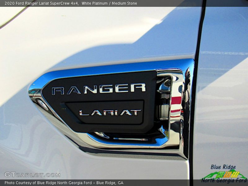 White Platinum / Medium Stone 2020 Ford Ranger Lariat SuperCrew 4x4