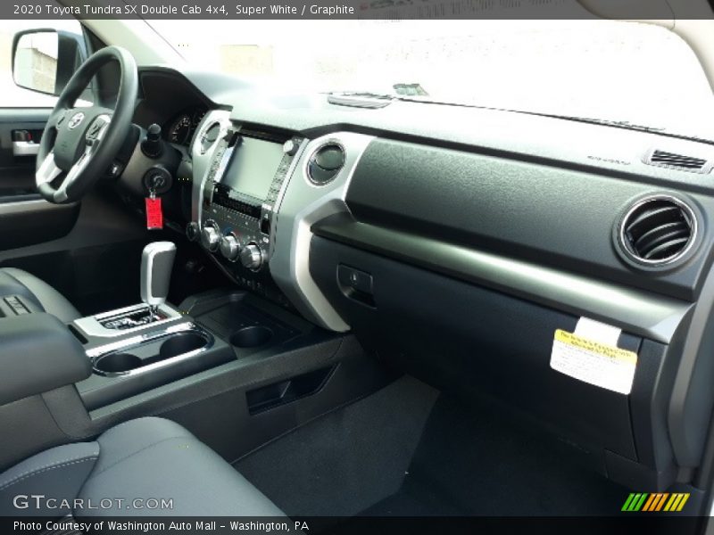 Super White / Graphite 2020 Toyota Tundra SX Double Cab 4x4