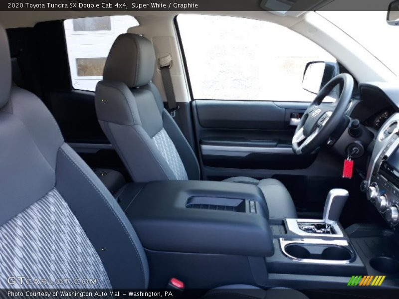 Super White / Graphite 2020 Toyota Tundra SX Double Cab 4x4