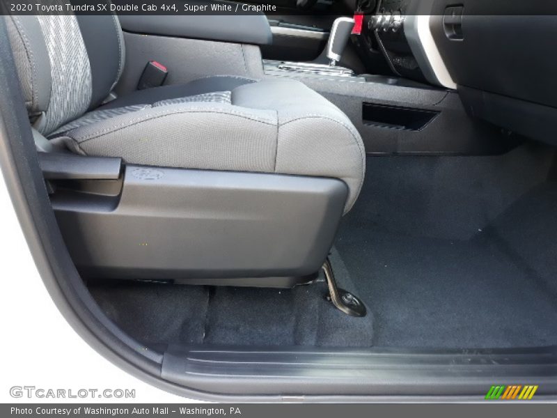 Super White / Graphite 2020 Toyota Tundra SX Double Cab 4x4