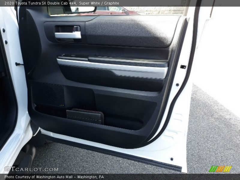 Super White / Graphite 2020 Toyota Tundra SX Double Cab 4x4