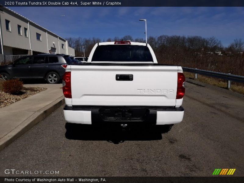 Super White / Graphite 2020 Toyota Tundra SX Double Cab 4x4