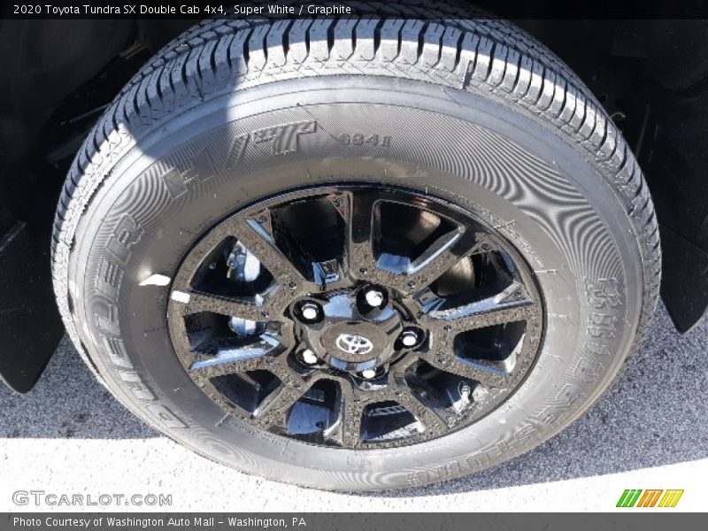Super White / Graphite 2020 Toyota Tundra SX Double Cab 4x4