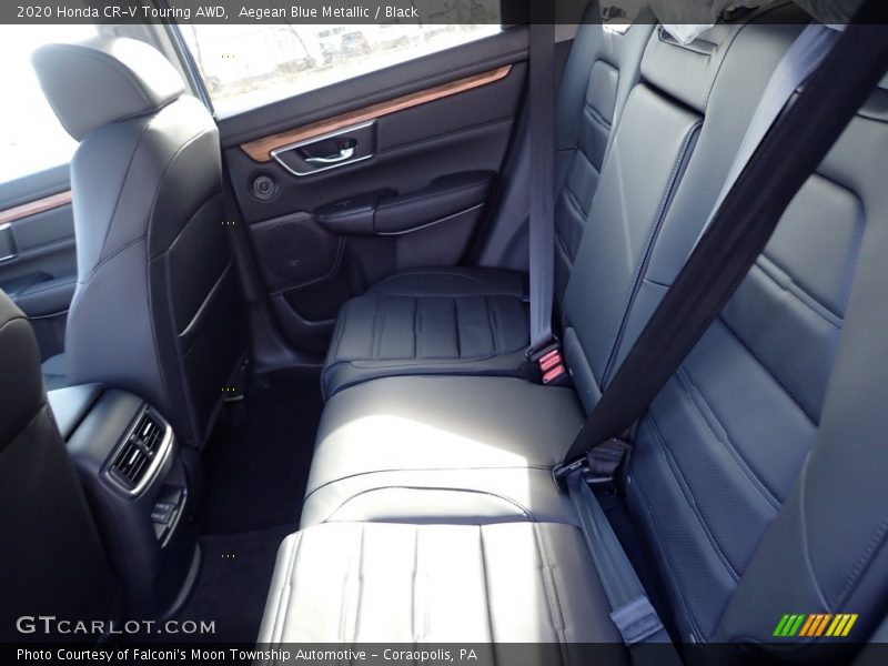 Aegean Blue Metallic / Black 2020 Honda CR-V Touring AWD