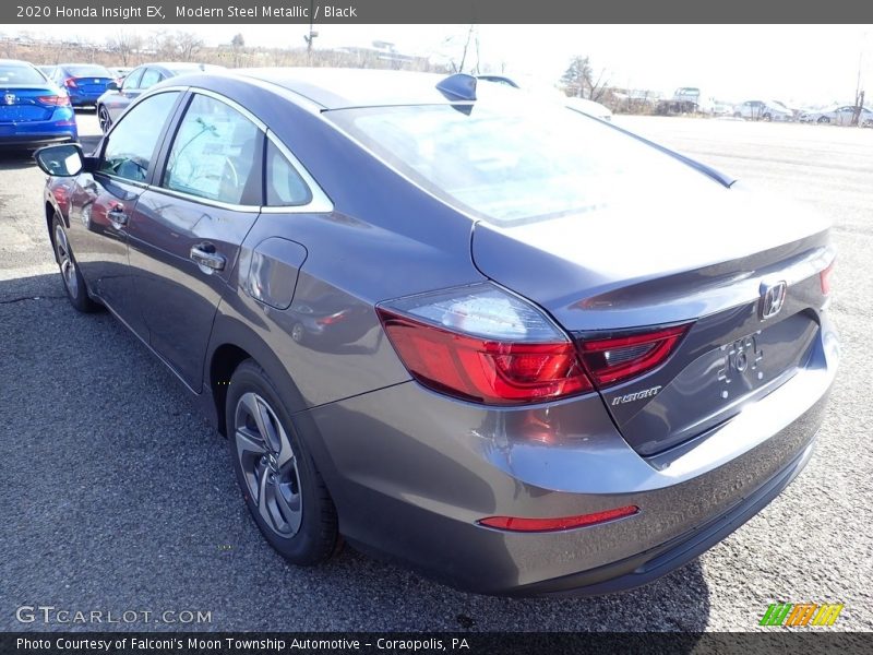 Modern Steel Metallic / Black 2020 Honda Insight EX