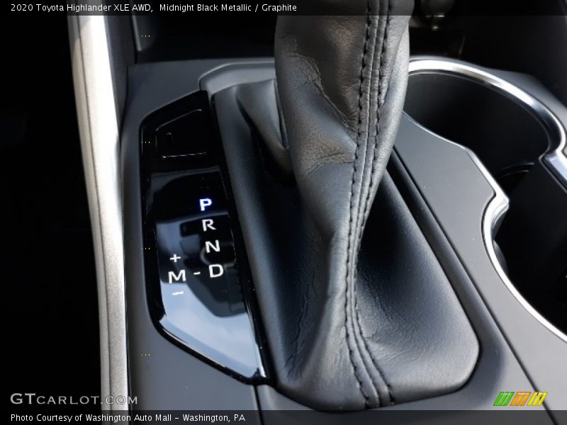 Midnight Black Metallic / Graphite 2020 Toyota Highlander XLE AWD
