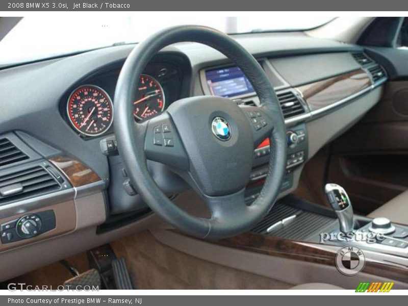 Jet Black / Tobacco 2008 BMW X5 3.0si