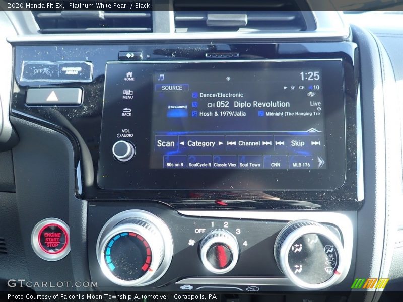 Controls of 2020 Fit EX