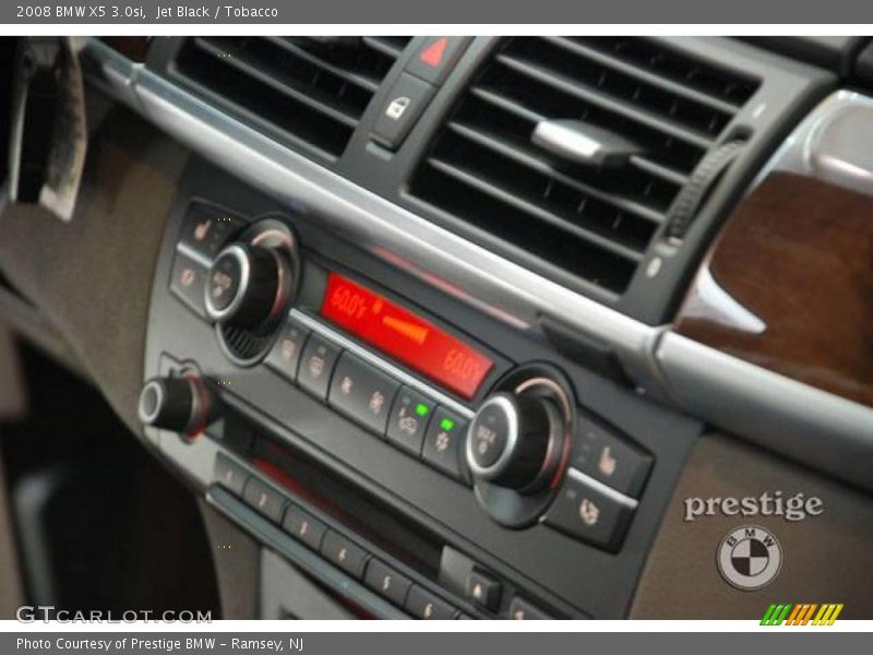 Jet Black / Tobacco 2008 BMW X5 3.0si