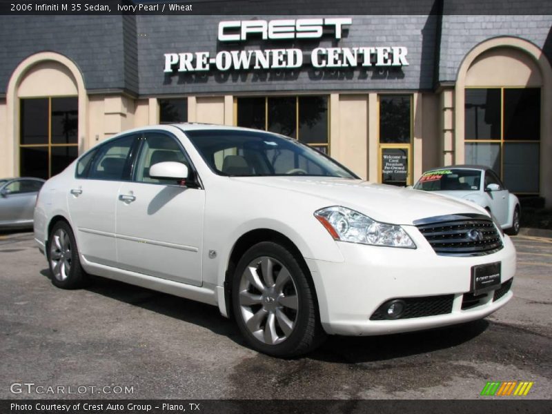 Ivory Pearl / Wheat 2006 Infiniti M 35 Sedan