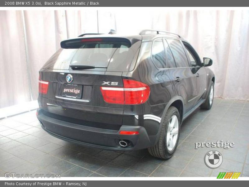 Black Sapphire Metallic / Black 2008 BMW X5 3.0si