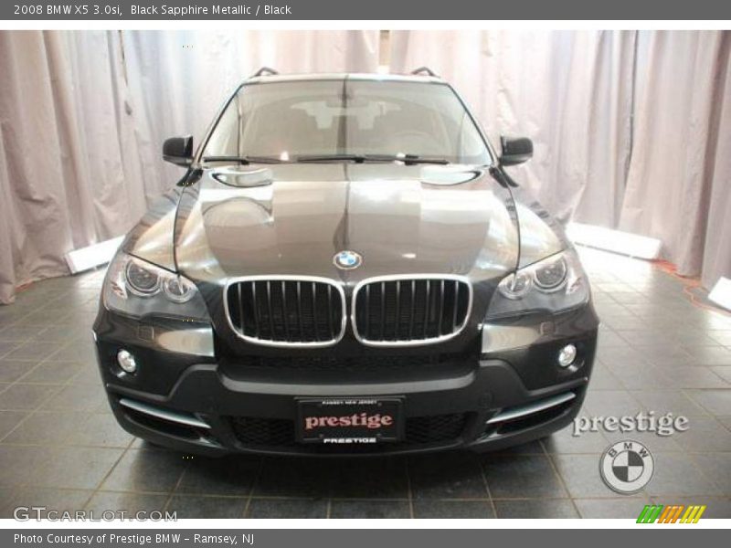 Black Sapphire Metallic / Black 2008 BMW X5 3.0si