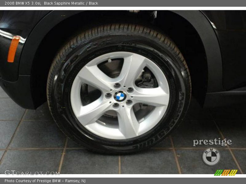 Black Sapphire Metallic / Black 2008 BMW X5 3.0si
