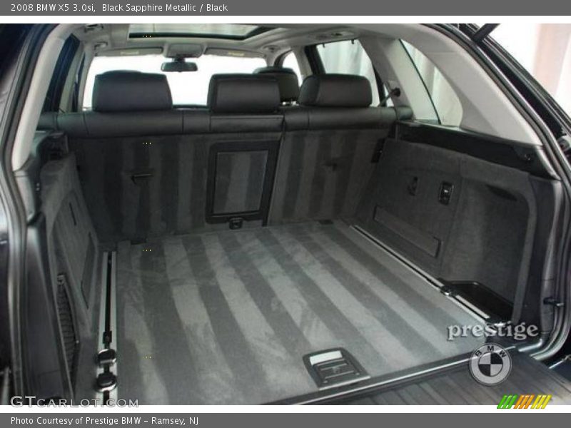 Black Sapphire Metallic / Black 2008 BMW X5 3.0si