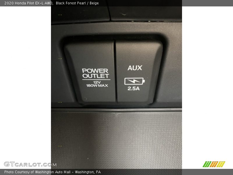 Black Forest Pearl / Beige 2020 Honda Pilot EX-L AWD