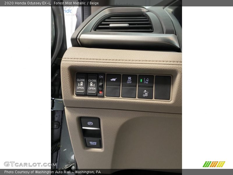 Forest Mist Metallic / Beige 2020 Honda Odyssey EX-L