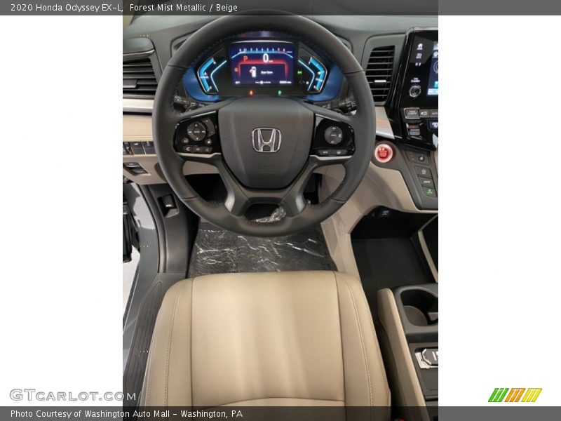 Forest Mist Metallic / Beige 2020 Honda Odyssey EX-L
