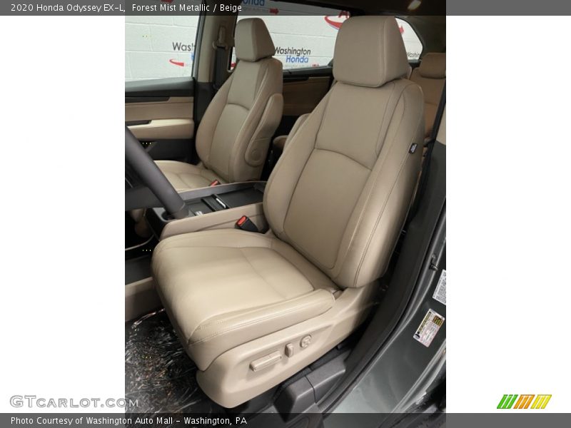 Forest Mist Metallic / Beige 2020 Honda Odyssey EX-L