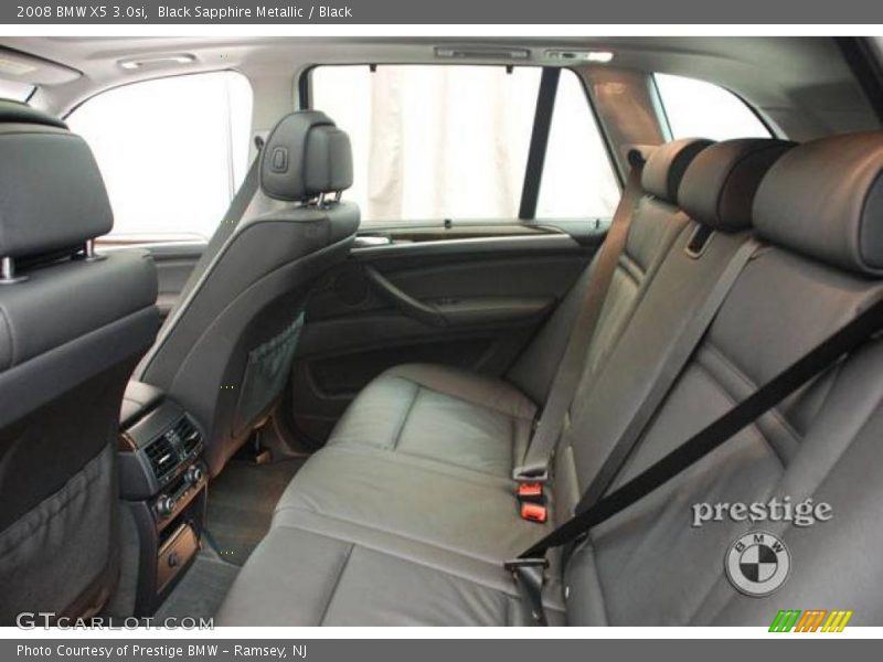 Black Sapphire Metallic / Black 2008 BMW X5 3.0si