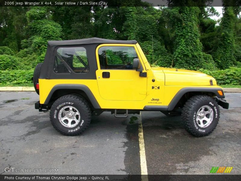 Solar Yellow / Dark Slate Gray 2006 Jeep Wrangler X 4x4