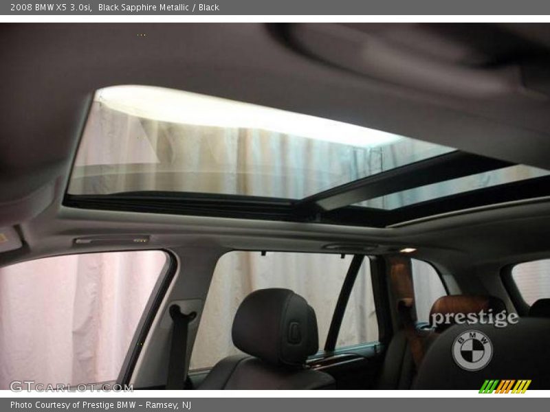 Black Sapphire Metallic / Black 2008 BMW X5 3.0si
