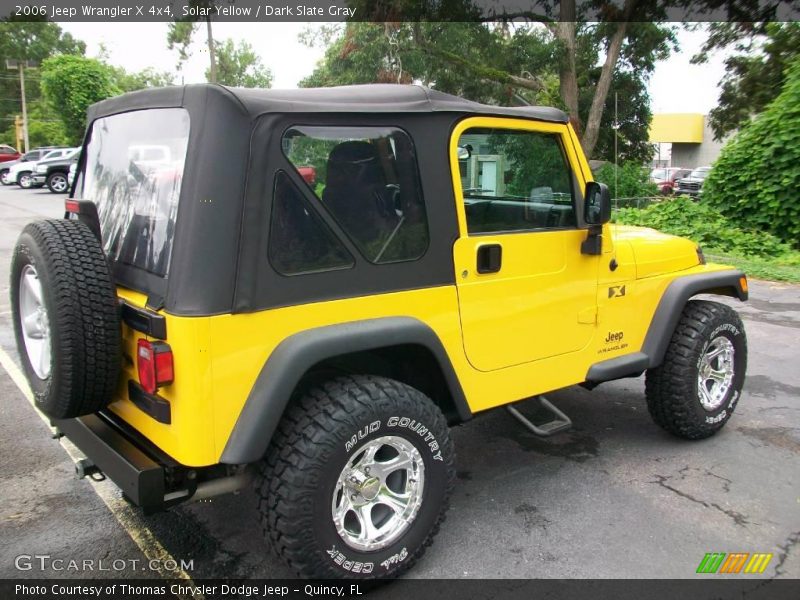 Solar Yellow / Dark Slate Gray 2006 Jeep Wrangler X 4x4