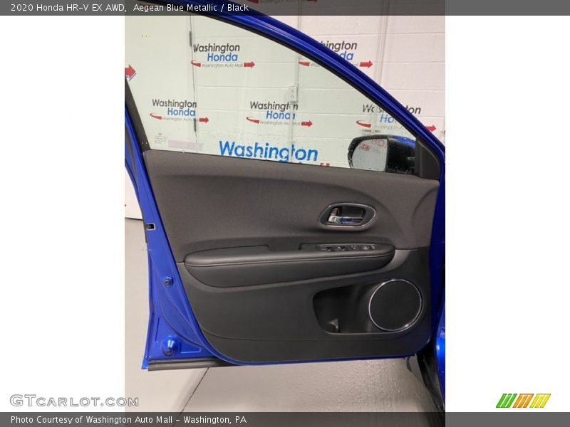 Aegean Blue Metallic / Black 2020 Honda HR-V EX AWD