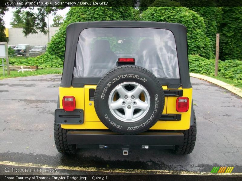 Solar Yellow / Dark Slate Gray 2006 Jeep Wrangler X 4x4
