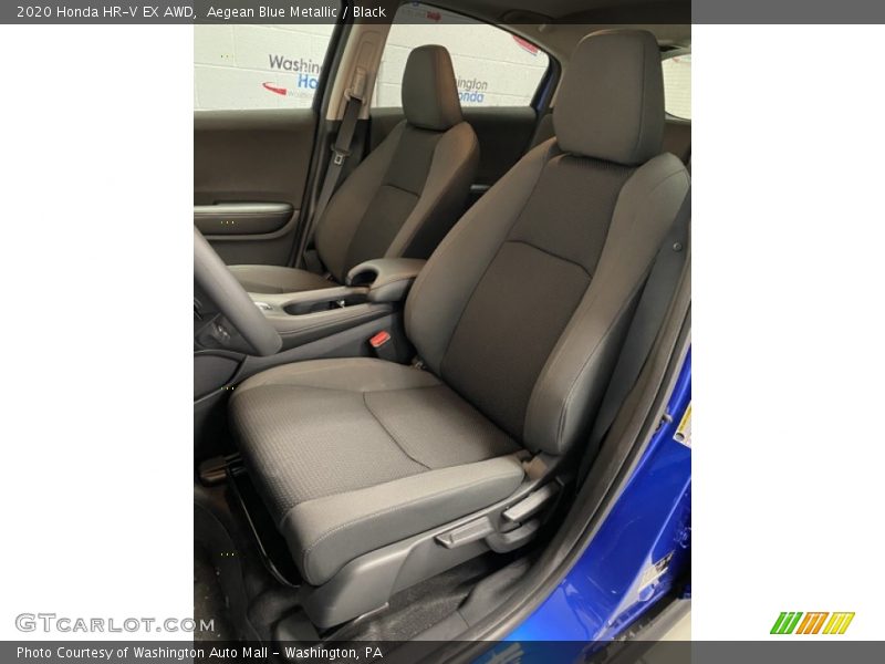 Aegean Blue Metallic / Black 2020 Honda HR-V EX AWD