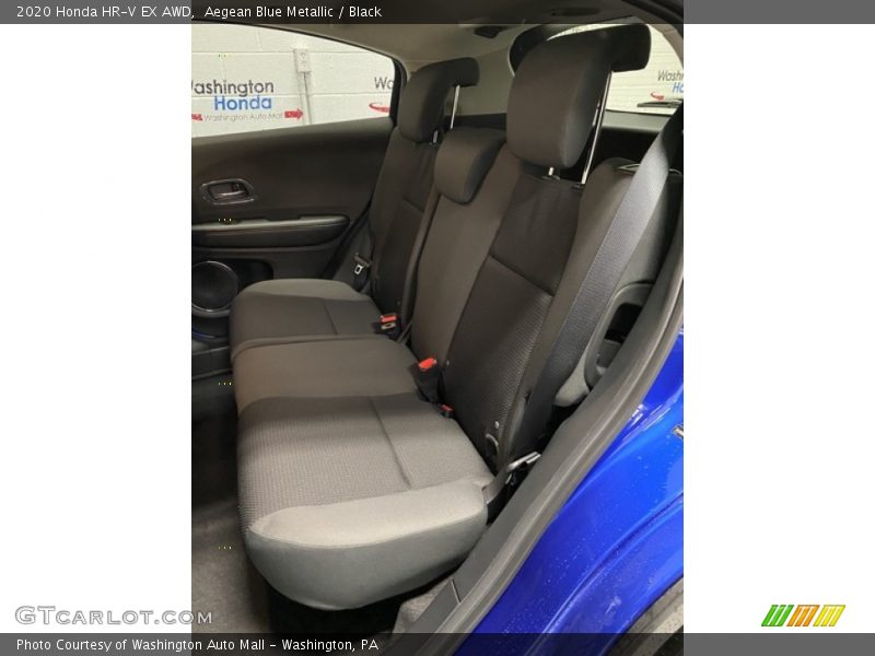 Aegean Blue Metallic / Black 2020 Honda HR-V EX AWD