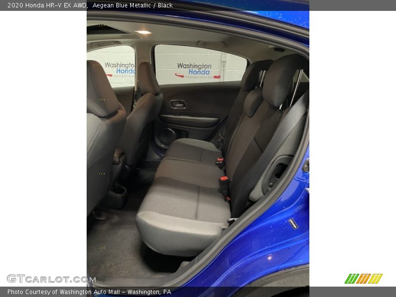 Aegean Blue Metallic / Black 2020 Honda HR-V EX AWD