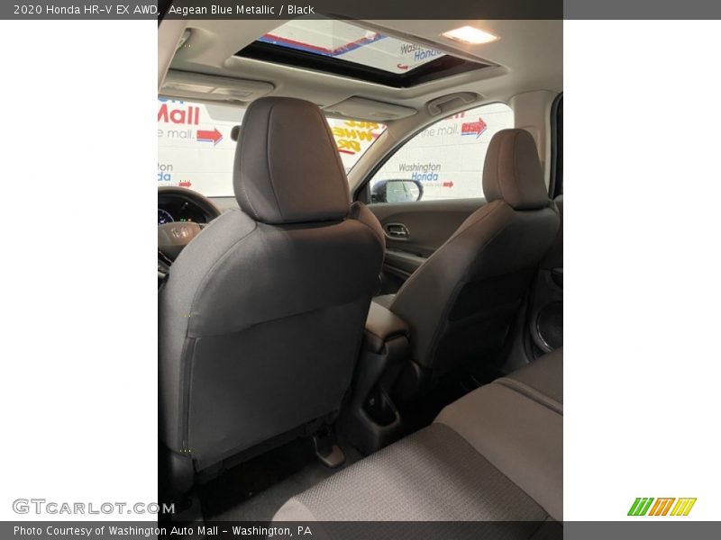 Aegean Blue Metallic / Black 2020 Honda HR-V EX AWD