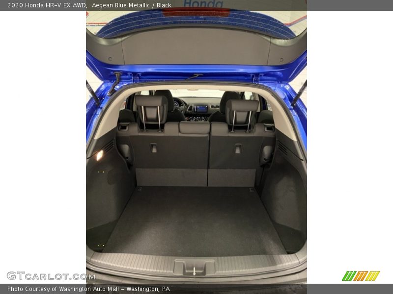 Aegean Blue Metallic / Black 2020 Honda HR-V EX AWD