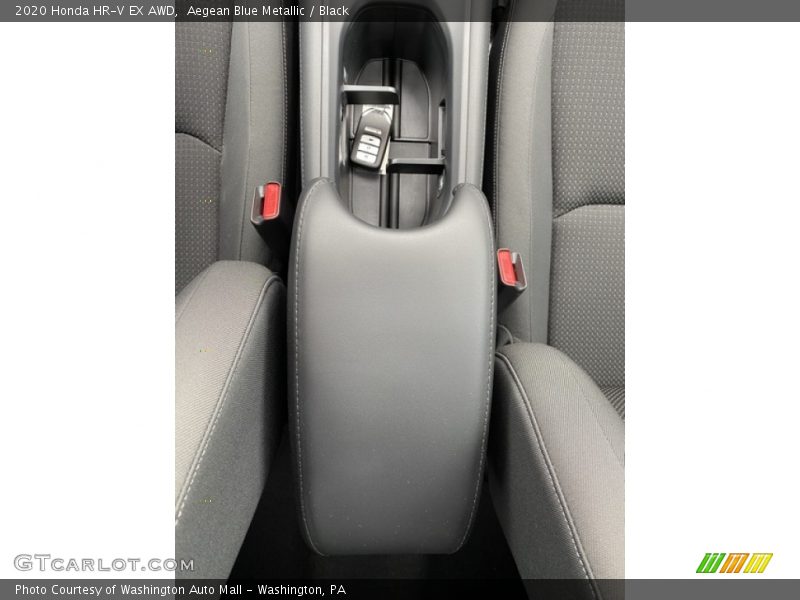 Aegean Blue Metallic / Black 2020 Honda HR-V EX AWD