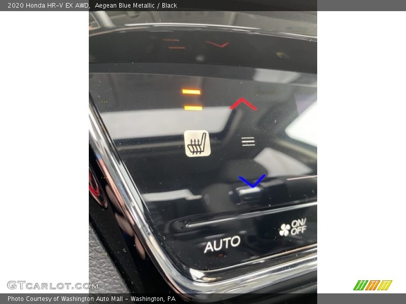 Aegean Blue Metallic / Black 2020 Honda HR-V EX AWD