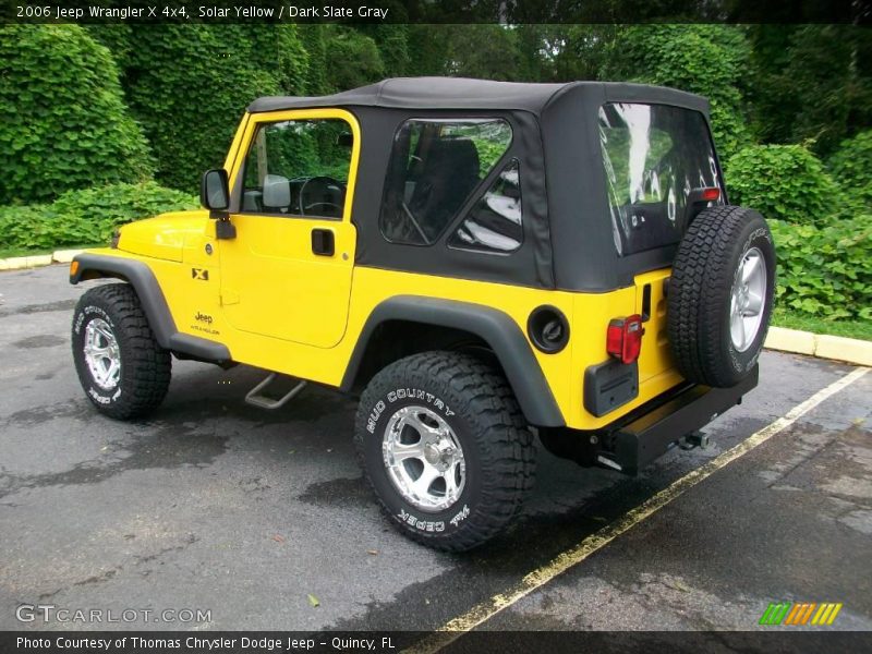 Solar Yellow / Dark Slate Gray 2006 Jeep Wrangler X 4x4