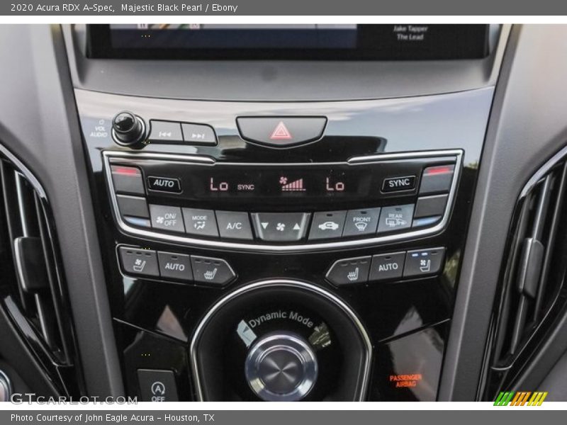 Controls of 2020 RDX A-Spec