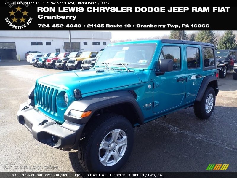 Bikini Pearl / Black 2020 Jeep Wrangler Unlimited Sport 4x4